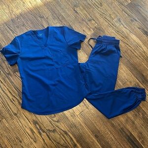 Navy Scrub Set Size Small